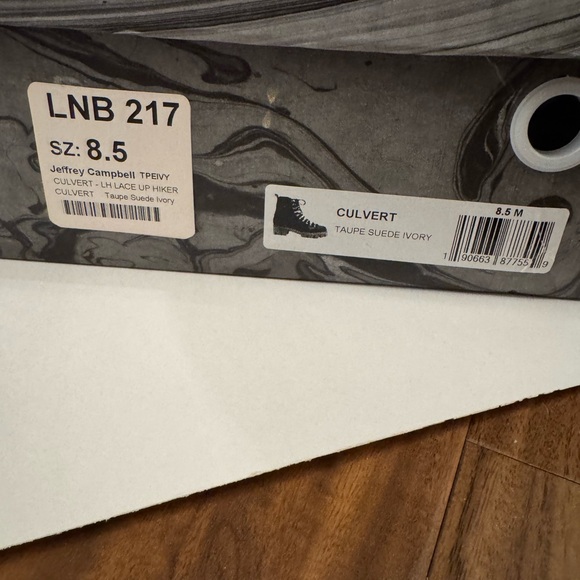 Jeffrey Campbell Culvert Taupe Suede Sherpa Hiker Boots 8.5 - Picture 4 of 8